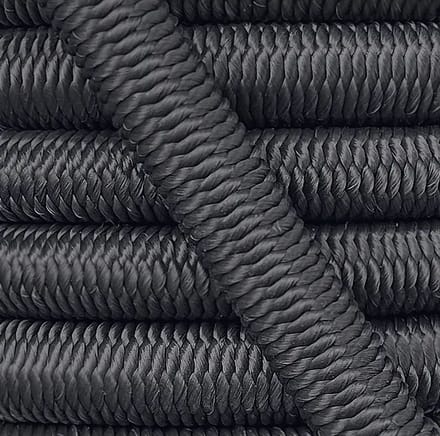 Elastisch Touw - 12mm - zwart - Per meter