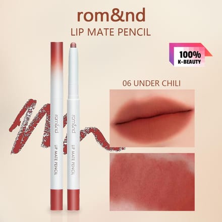 Lip Mate Pencil 06 Under Chili 13 g – Lip Liner, Matte Finish, For Makeup Enthusiasts, Under Chili, Suitable For Daily Makeup Routine