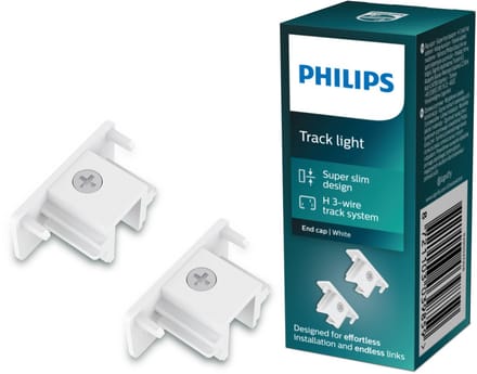 Philips EasyLink - Afsluitstuk - 2-pack - Wit - Railverlichting
