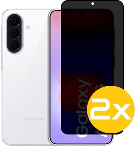 Privacy Screenprotector Geschikt Voor Samsung A37 - Volledige Beschermglas - 2 Stuks