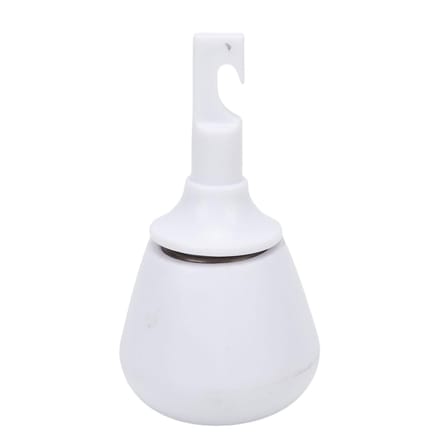 Roulette   Crochet   Pointe de Canne Forme Conique Blanche Pointe de Canne à Roulettes Blanche Remplacement Blanc white