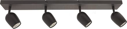 Freelight - Spot Trova 4 lichts L 75 cm zwart