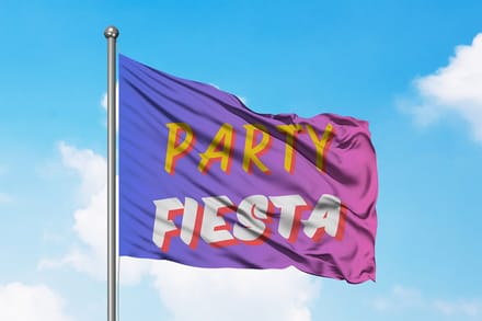 Party Flag - Fiesta Vlag - 150x100cm