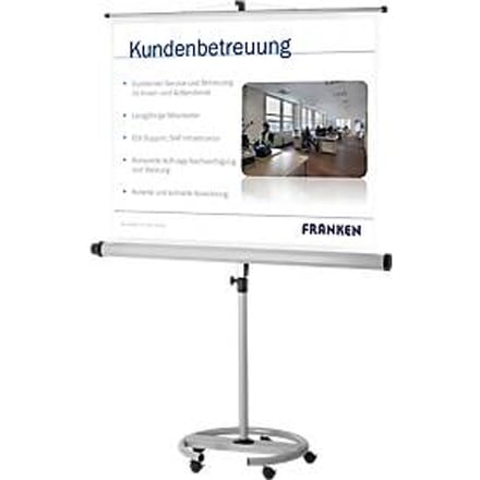 Mobiele statiefprojectiewand Franken Pro, 1800 x 1800 mm
