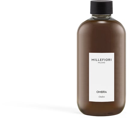 Millefiori Milano - Navulling voor Geurstokjes 250 ml - Ombra - 4-5 maanden