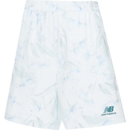 New Balance Dames Bloemendruk Hardloopshorts (Absoluut Wit)
