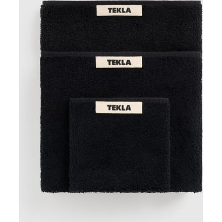 Tekla Unisex Hand Towel Black Größe: 50X90 | Handtücher Outlet | Unisex | Schwarz