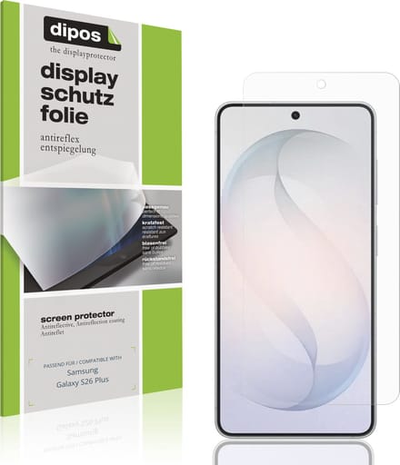 dipos – 4x Matte Beschermfolie geschikt voor Samsung Galaxy S26 Plus | Krasbestendige & antireflecterende Screenprotector Ultra-Thin