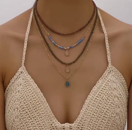 Jomide Ketting Bohemian Kleurrijk Kralen - Multi - 3