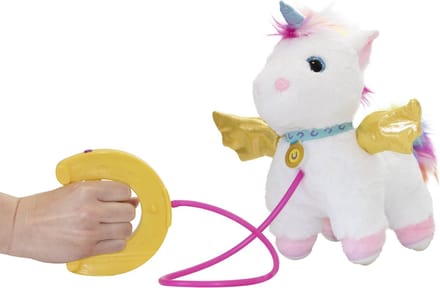 Trekfiguur Sprint Unicorn - met leuke geluiden, halsband en uitlaatriem!