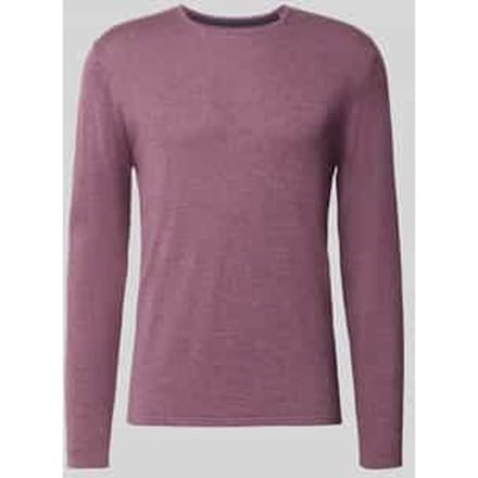 Gebreide pullover van katoen met ronde hals