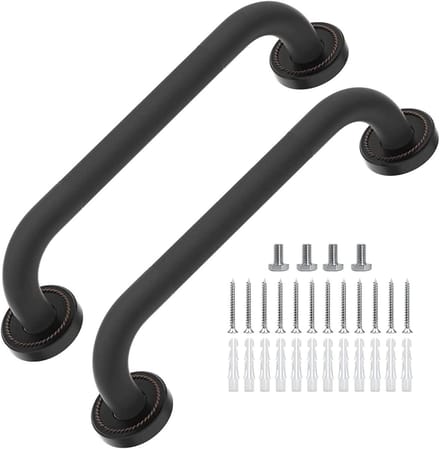 Badkamer handgrepen - Veiligheidsbeugel douche - Veilig douchen - Antislip ontwerp - 2.54 cm - Oud brons