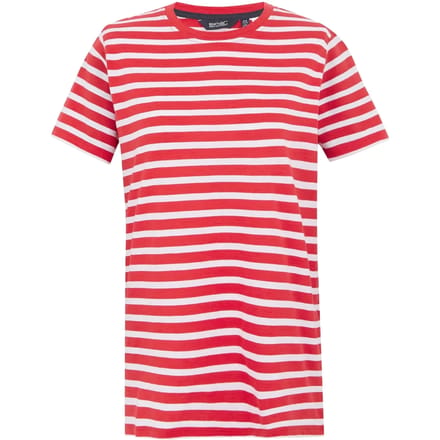 Dames Bayletta T-shirt met korte mouwen en strepen