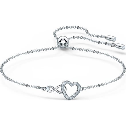 Swarovski Infinity Dames Armband Metaal  - Zilverkleurig