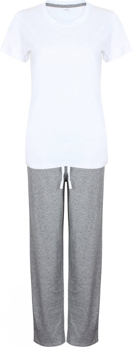 Pyjama's Dames 42 EU (L) Towel City White / Heather Grey 85% Katoen, 15% Viscose