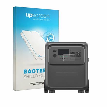 upscreen - Screenprotector voor Bluetti Elite 400 - Folie Beschermfolie transparant antibacterieel