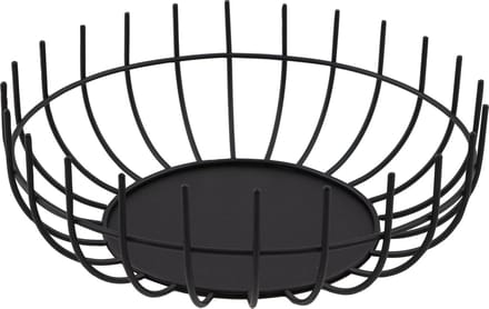 Point-Virgule Wire - Fruitschaal - Fruitmand - Metaal - Zwart - Ø 30cm