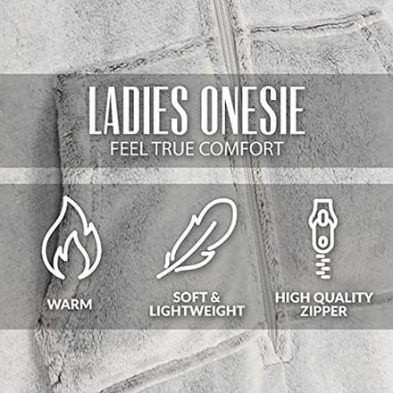 Behaaglijke Fleece Jumpsuit Dames - Eendelige Pyjama Maat S-XL