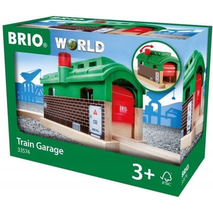 BRIO Treingarage met roldeuren - 33574