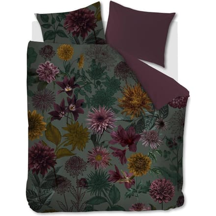 Beddinghouse Dahlias dekbedovertrek - Tweepersoons - 200x200/220 - Multi