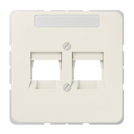 Jung CD500 Insteekplaat Schakelmateriaal - 569-2NAT