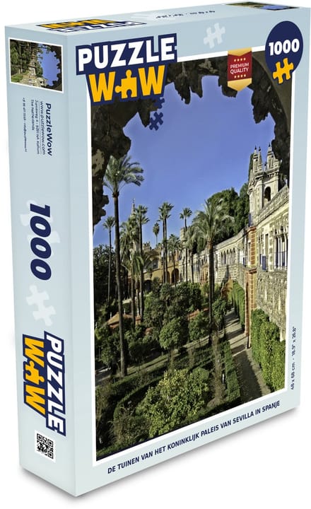 Puzzel Sevilla - Tuinen - Paleis - Legpuzzel - Puzzel 1000 stukjes volwassenen