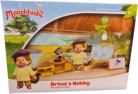Monchhichi Artus's Accessoires set - Speelset - Speelfiguren
