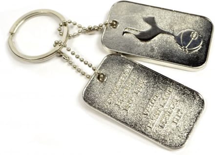 Tottenham sleutelhanger dog tags