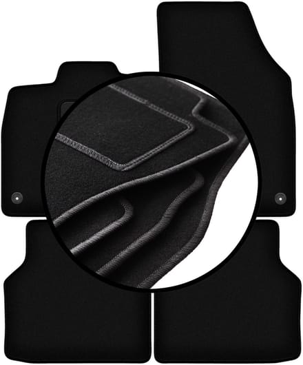 Complete set veloursmatten voor: Audi Q4 e-TRON (2021-2022)