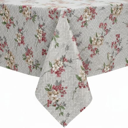 Protecttable - Tafelzeil Vintage Bloemenprint 140x160cm - Tafelkleed Afwasbaar - Kunststof