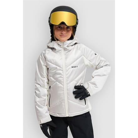 Roxy Snowdrift Girl Kids Jas grijs