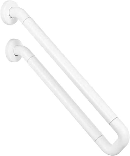 Douchehandgreep - Veiligheidshandgreep - Badkamer Veiligheid - Textuur voor Grip - 350 lbs capaciteit - Wit