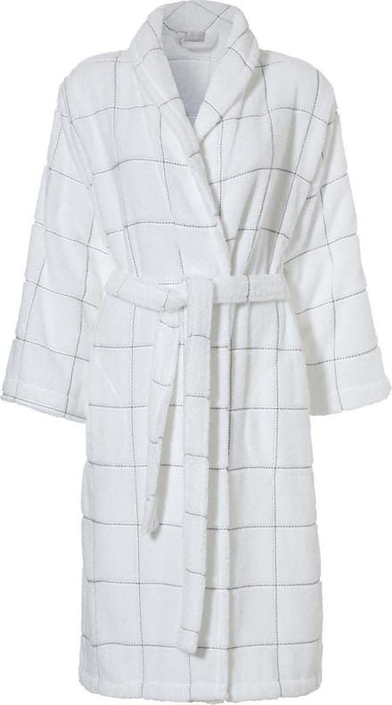Seahorse Grid badjas white XL