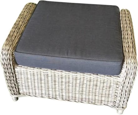 Ibiza voetenbank 52x64xH43 cm grijs