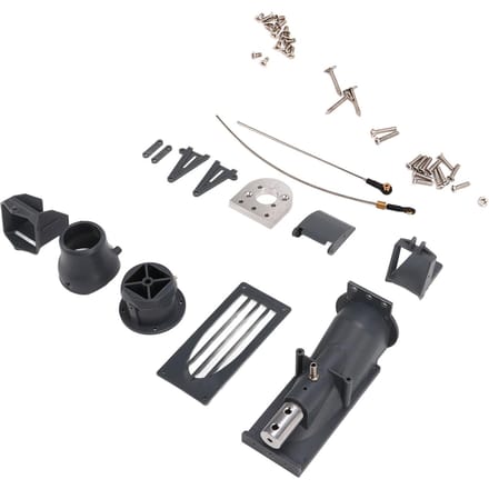 26mm RC Boot Thruster Jetpomp Boot Waterduwer Waterthruster met Groot Kaliber voor RC Jet Aandrijving gray