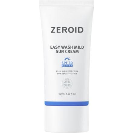 [ZEROID] Easy Wash Milde Zonnebrandcrème SPF 30 PA++++ 50ml white