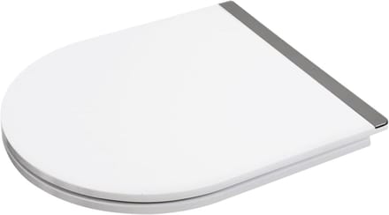 Toiletbril - Toiletdeksel - Stil Sluiten - Softclose & Quick Release - 46 x 36 cm - Wit