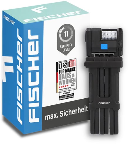 FISCHER opvouwbaar fietsslot PROTEC PLUS+ FN110