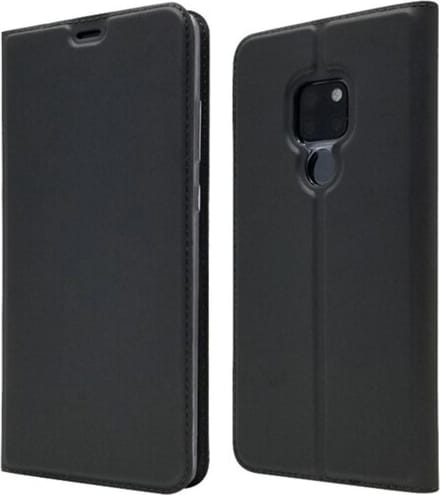 Luxe Bookcase voor Huawei Mate 20 - Zwart - PU Leer - TPU - Flip Case - Magneetsluiting