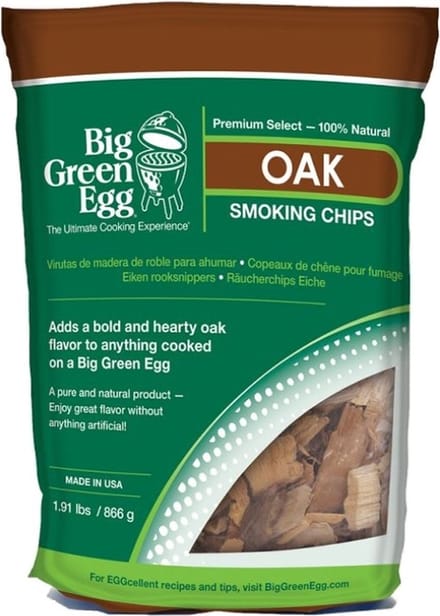 BIG GREEN EGG - OAK WOOD CHIPS HOUTSNIPPERS