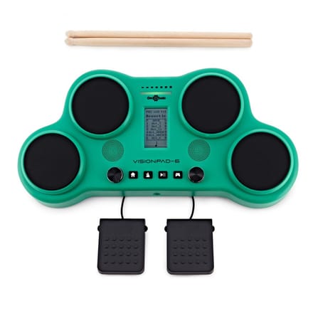 VISIONPAD-6 Elektronisch Drumpad van Gear4music, Groen