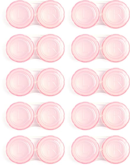 Lenzen Set met 10 Lenzendoosjes - Geschikt Voor Zachte Lenzen - Roze