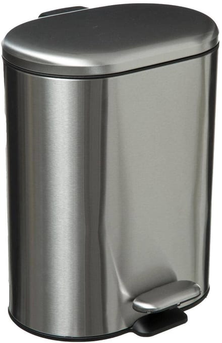 Kleine Soft Close Badkamer Prullenbak met Deksel - 6 Liter