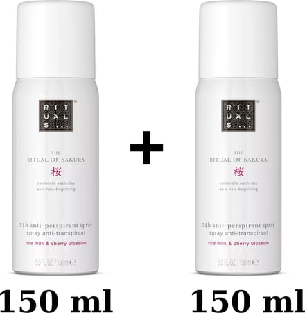 Rituals - Sakura Anti-perspirant Spray 2 X 150 ml = 300 ml