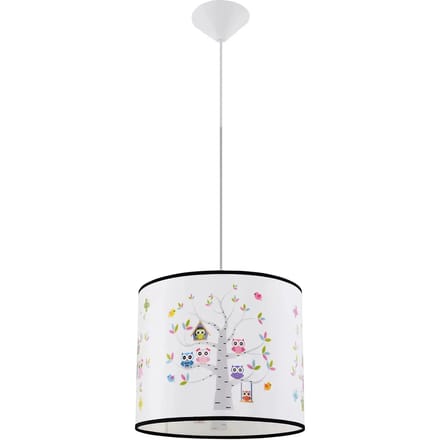 Sollux Lighting Hanglamp Sowy - E27 - veelkleurig - PVC - 82x30x30cm