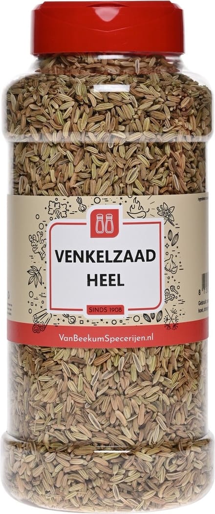 Van Beekum Specerijen - Venkelzaad Heel - Strooibus 300 Gram