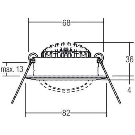 BRUMBERG BB03 inbouw RC Aansluitbox structuurwit