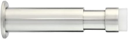 Famanu – Verstelbare wanddeurstopper 88–120 mm met witte siliconen buffer – telescopische deurstop v