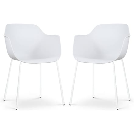 Set van 2 eetkamerstoelen Nora-Puk | Nolon
