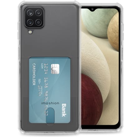 imoshion Softcase Backcover met pashouder voor de Samsung Galaxy A12 - Transparant